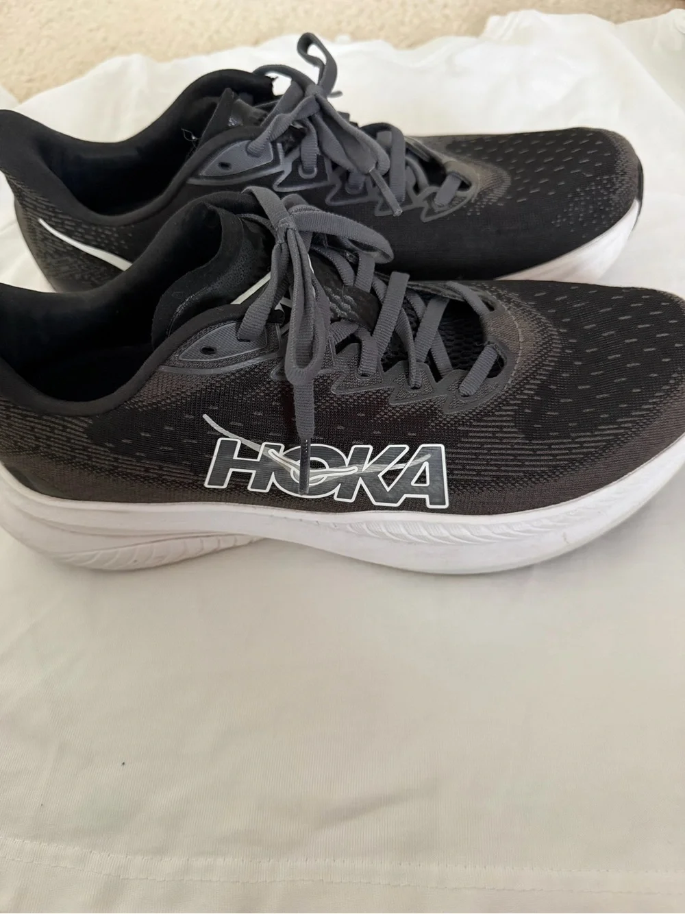 Hoka Women’s Black Running Shoes - Lightweight Cushioning Size 10B